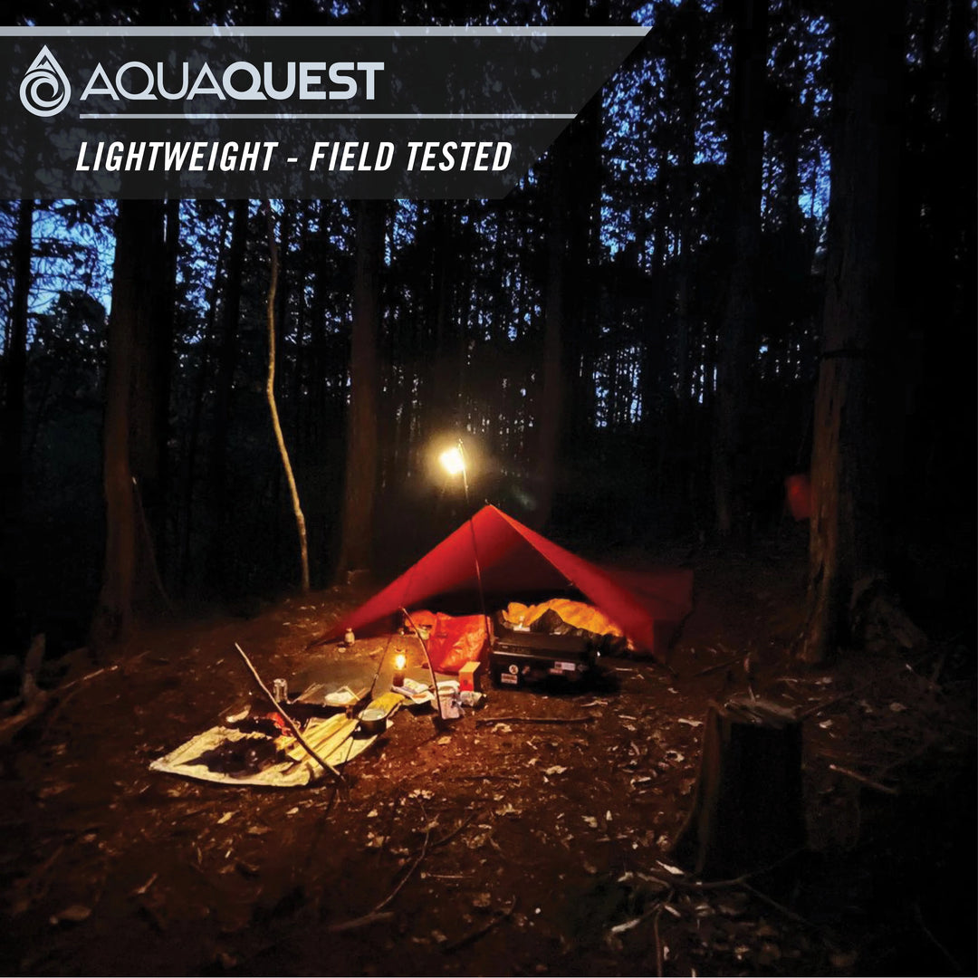 Survivor High Visibility Tarp Camping Tarp   AquaQuest Waterproof